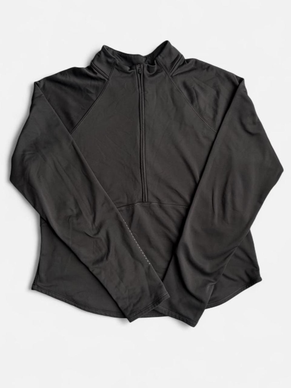 Powersoft Coze Black Half Zip Pullover XL Athletic Performance Top Mock Neck